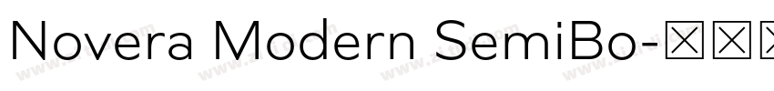Novera Modern SemiBo字体转换